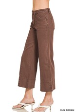 Rachel Mid Rise Wide Leg Crop Pant