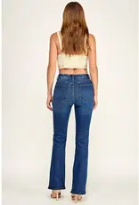 Jessie Patch Pocket High Rise Stretch Bootcut Jeans