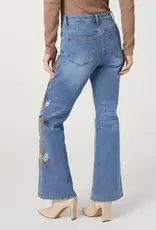 Bambu Soft Flare with Leaf Embroidery-Fall