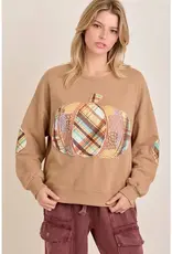 Pumpkin Patch Outfit Boho Sweatshirt Top