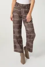 Tempy Sueded Twill Wide Leg Pant-Fall
