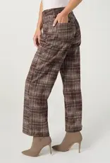 Tempy Sueded Twill Wide Leg Pant-Fall