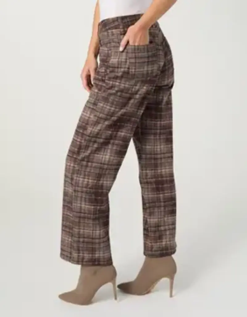 Tempy Sueded Twill Wide Leg Pant-Fall