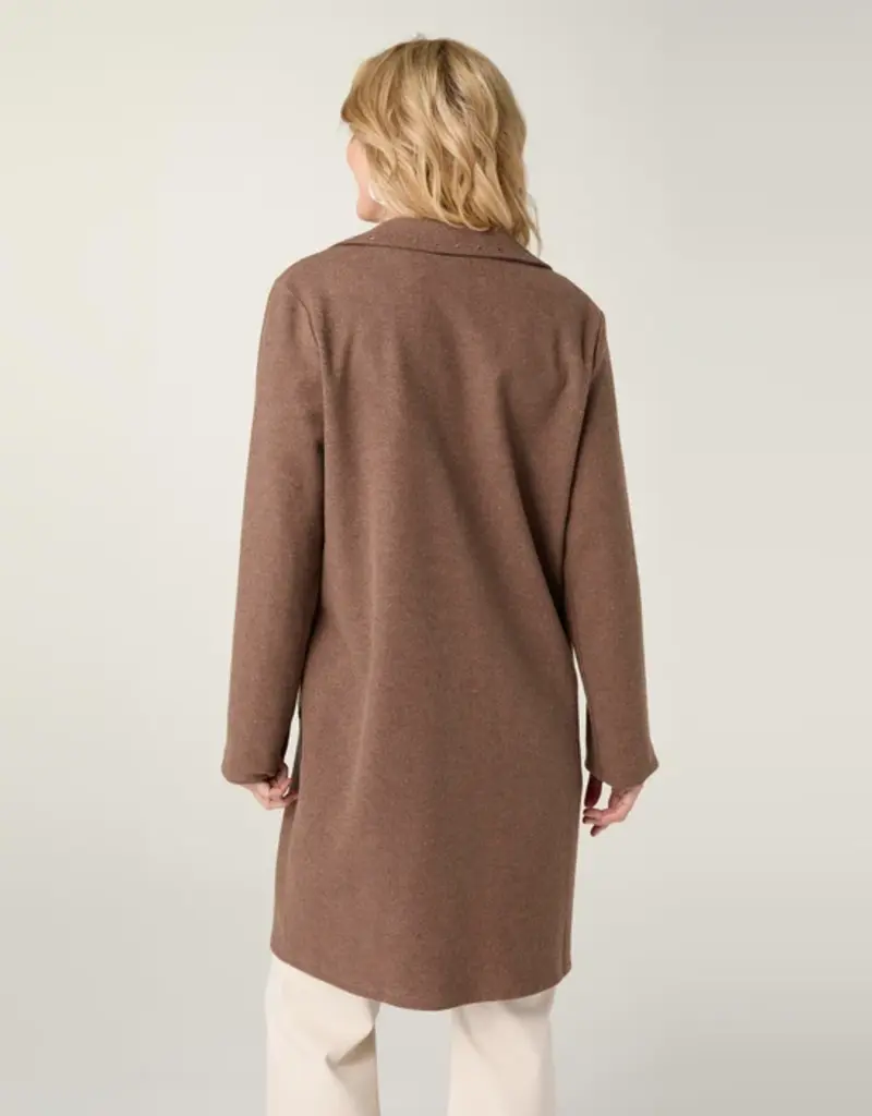Anice Lightweight Brushed Cardigan with Rivet Detail