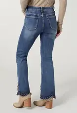 EverStretch Flare with Beaded Scallop Hem...
