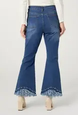 Bambu Soft Flare Ankle with Embellished Fringe