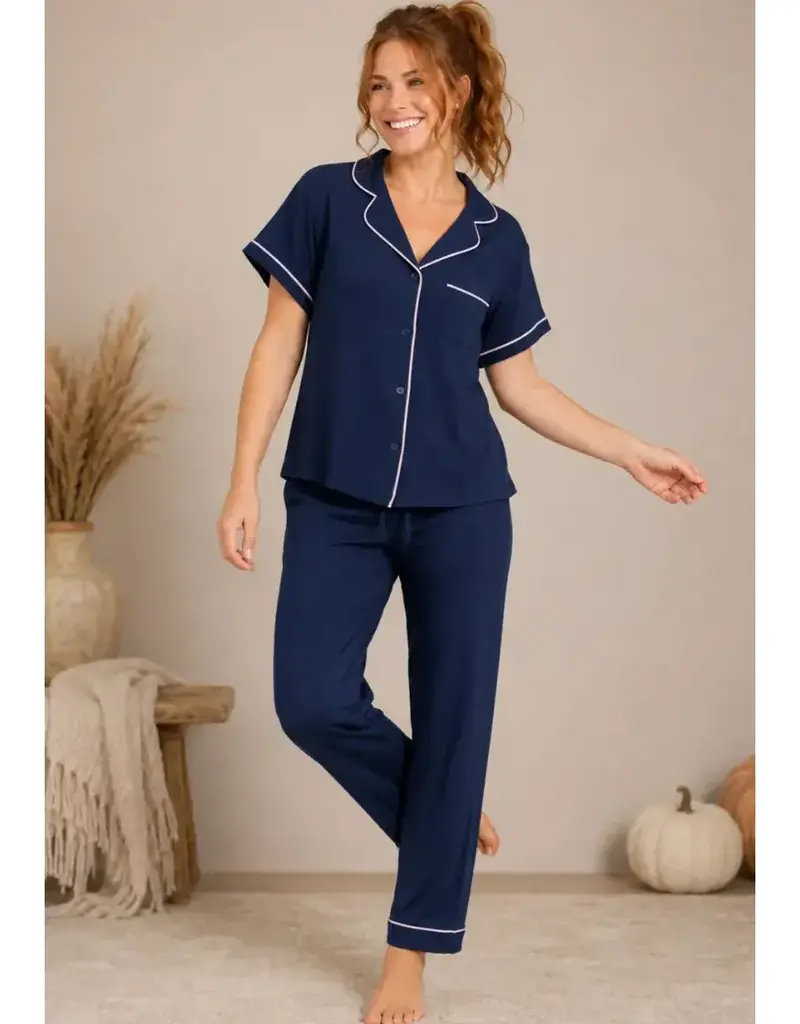 Yummy Top & Pull On Pant Pj Set