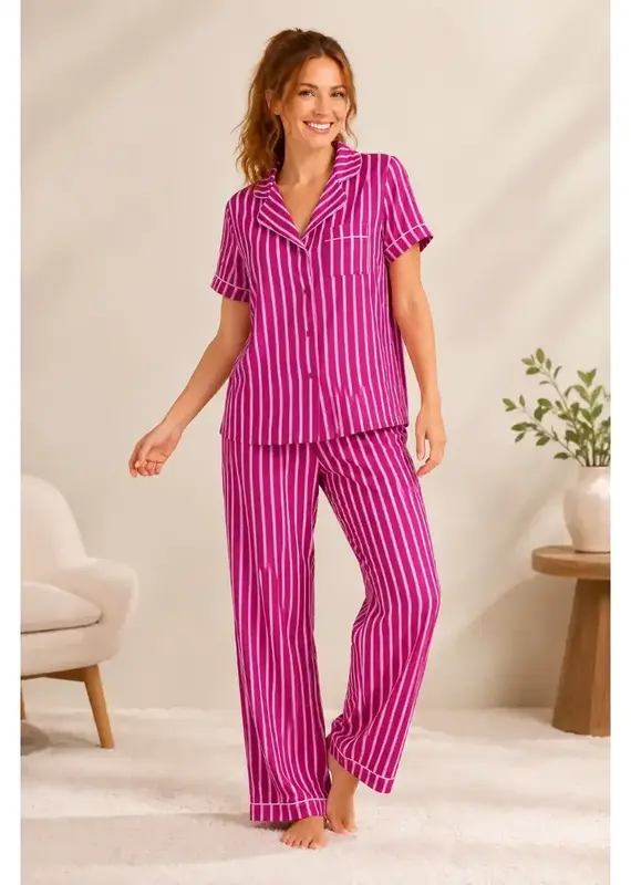 Yummy Top & Pull On Pant Pj Set
