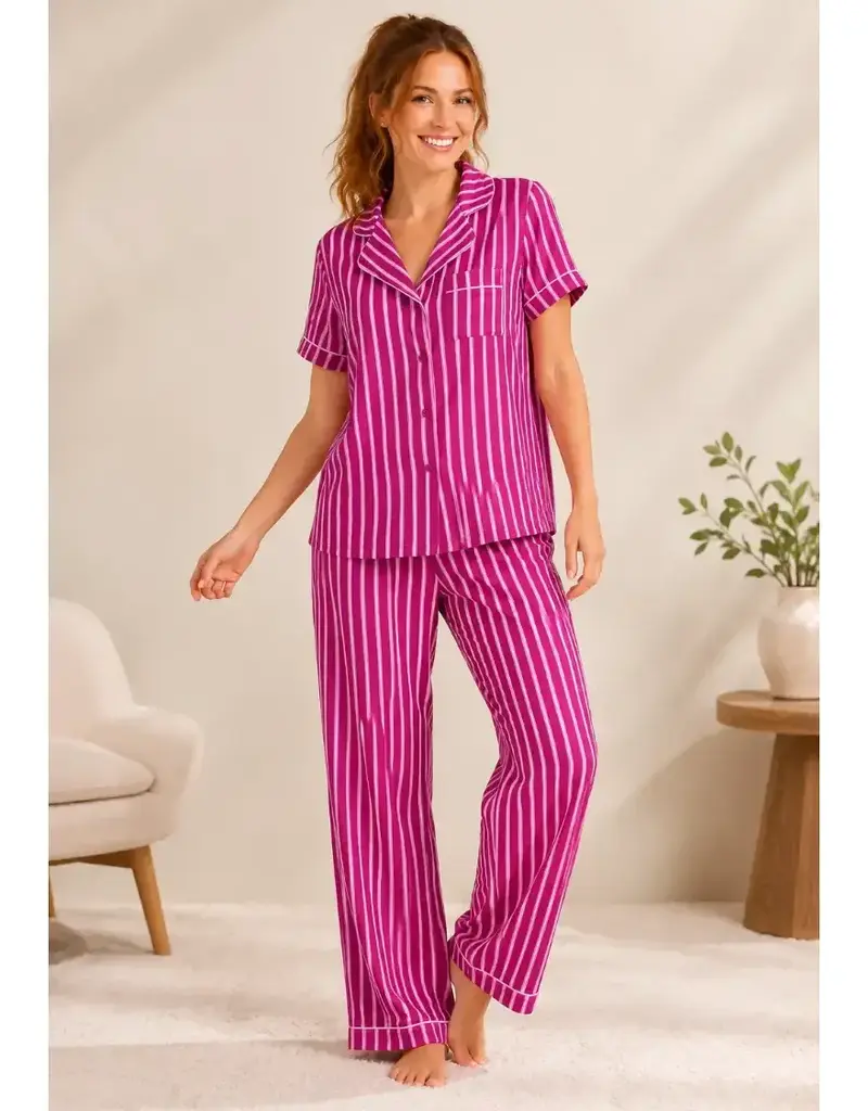 Yummy Top & Pull On Pant Pj Set