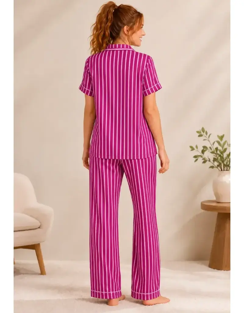 Yummy Top & Pull On Pant Pj Set
