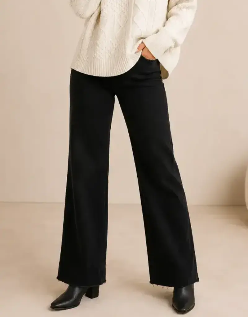 Wendy Wide Leg Fray Hem Jean