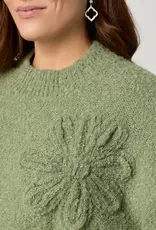 Liesel Sweater with Floral Applique