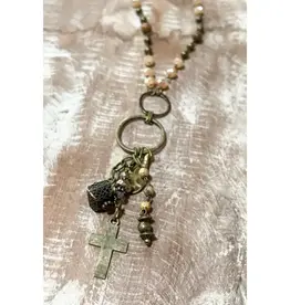 Acacia Necklace Cross