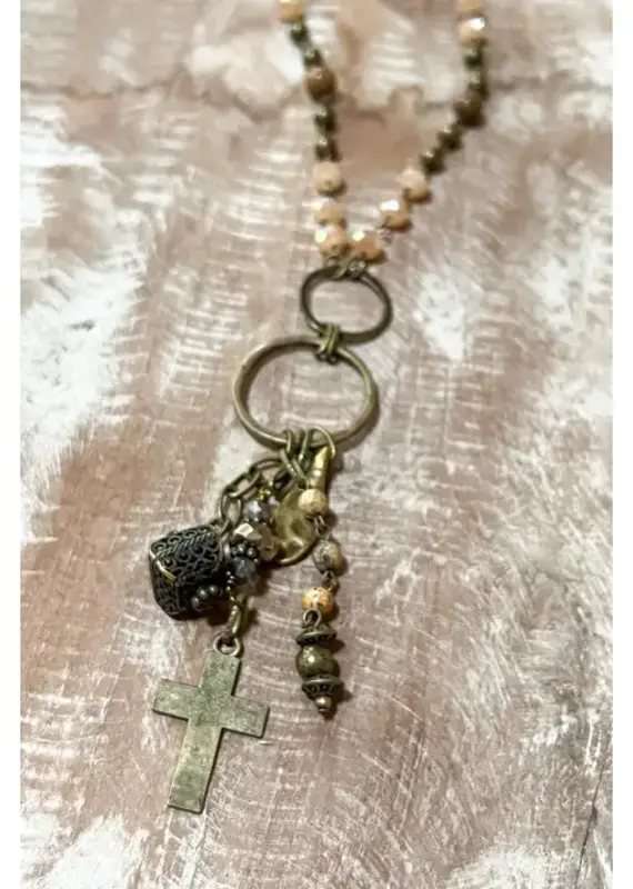 Acacia Necklace Cross