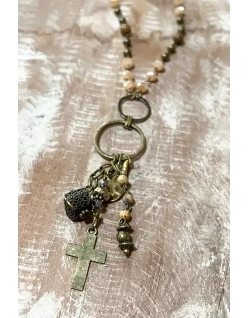 Acacia Necklace Cross