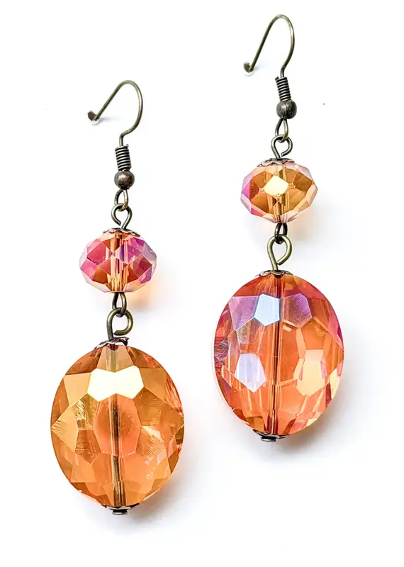 Carolina Earrings - Melon