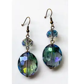 Carolina Earrings - Aqua