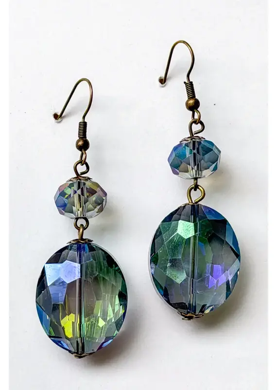 Carolina Earrings - Aqua