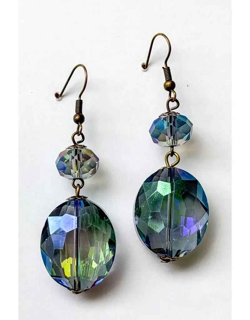 Carolina Earrings - Aqua
