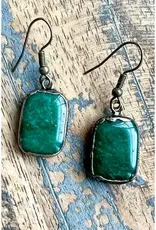 Sicily Earrings - Green Strawberry
