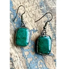 Sicily Earrings - Green Strawberry