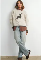 Reindeer Graphic Knit Sweater