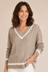 Hillary Neck Cable Knit Sweater