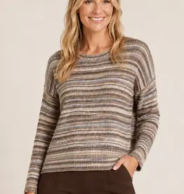 Striped Drop Shoulder Sweater