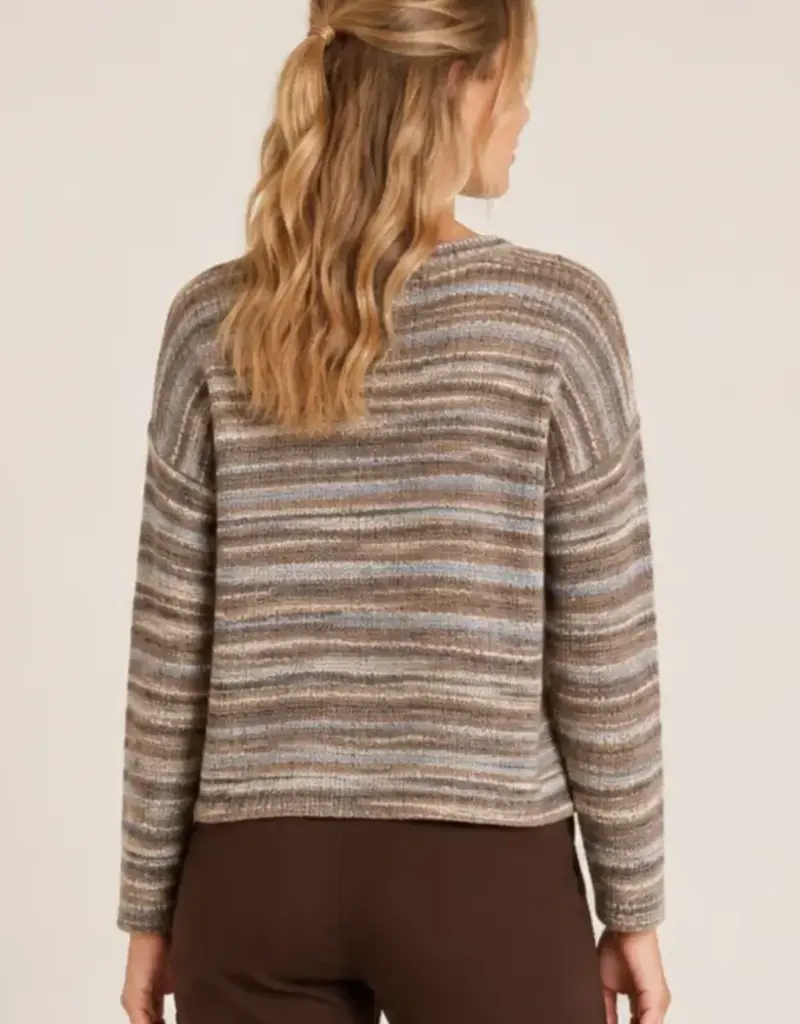 Striped Drop Shoulder Sweater