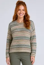 Striped Drop Shoulder Sweater