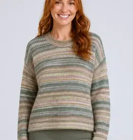 Striped Drop Shoulder Sweater