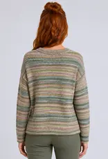 Striped Drop Shoulder Sweater