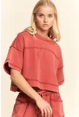 Melody Mineral Washed Exposed Barrel Pants Set