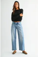 Laura Low-Rise Wide Ankle Baggy Fit