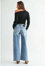 Laura Low-Rise Wide Ankle Baggy Fit