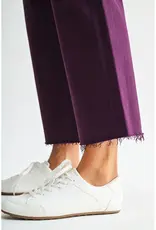 Holly High Rise Wide Leg Crop Raw Hem