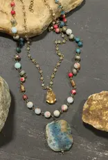 Best in Show Summer Time Stone Layered Necklace