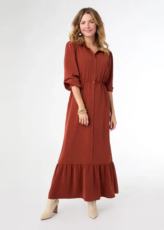Bixby Long Sleeve Tiered Maxi Dress