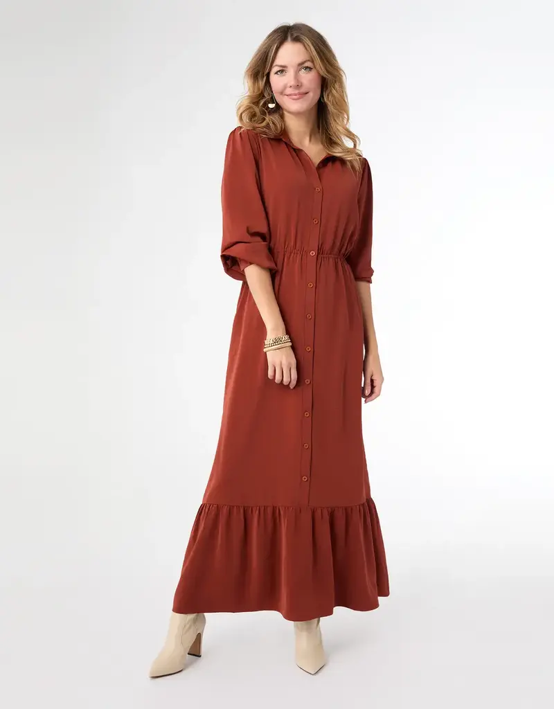 Bixby Long Sleeve Tiered Maxi Dress