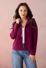 Heavenly-Luxe Notch Collar Cardigan