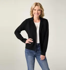 Heavenly-Luxe Notch Collar Cardigan