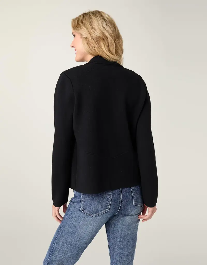 Heavenly-Luxe Notch Collar Cardigan