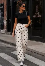 Holly Polka Dot Frayed Hem Jean