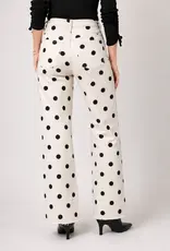 Holly Polka Dot Frayed Hem Jean