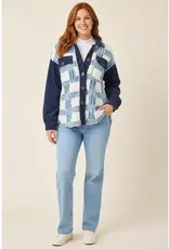 Sheila Plaid Sherpa & Corduroy Shacket