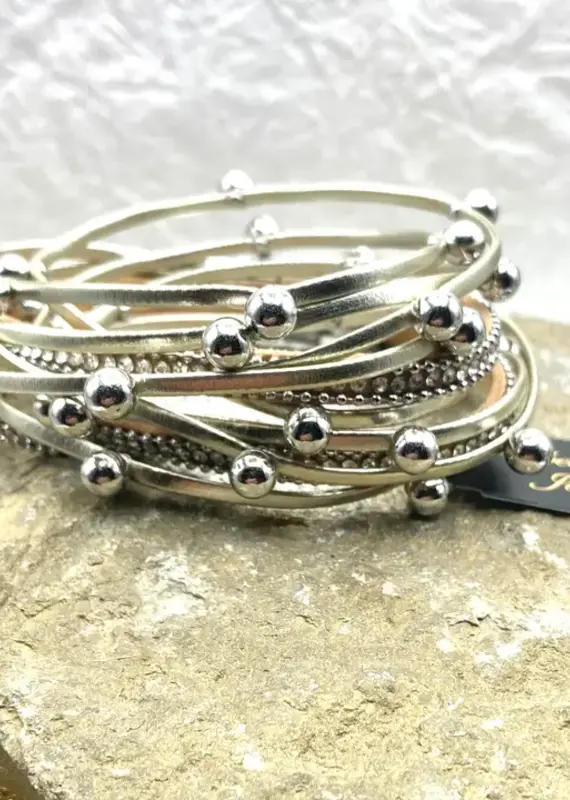 Boho Leather Wrap Bracelet Magnetic Clasp