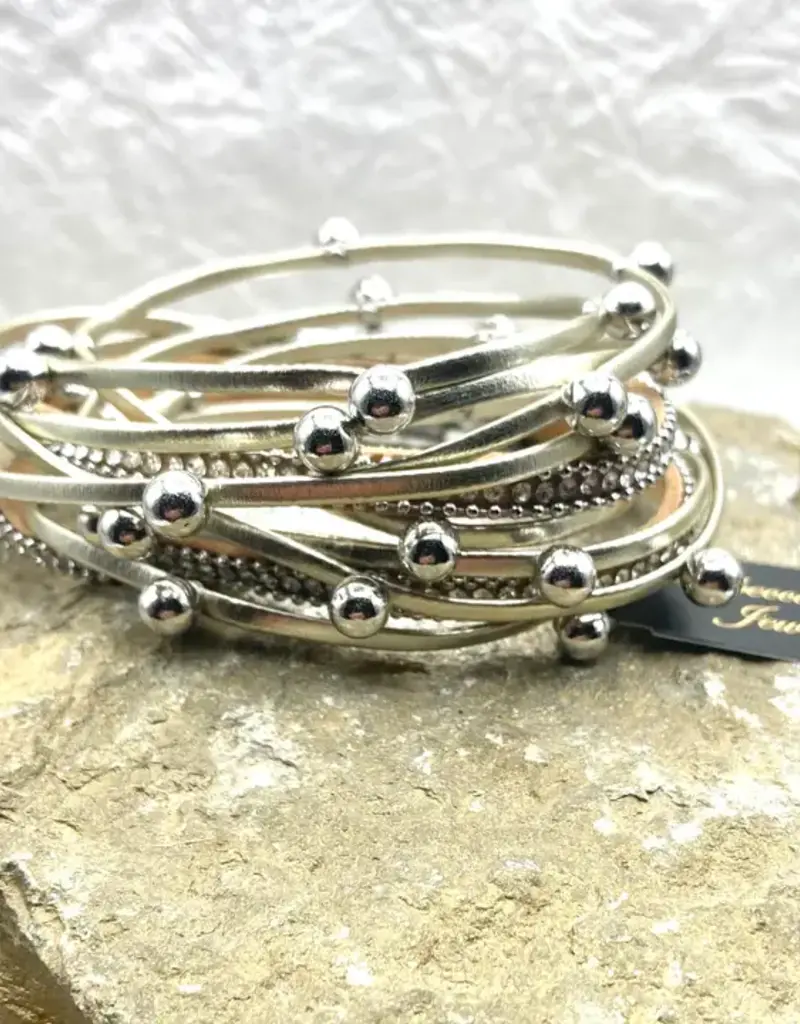 Boho Leather Wrap Bracelet Magnetic Clasp