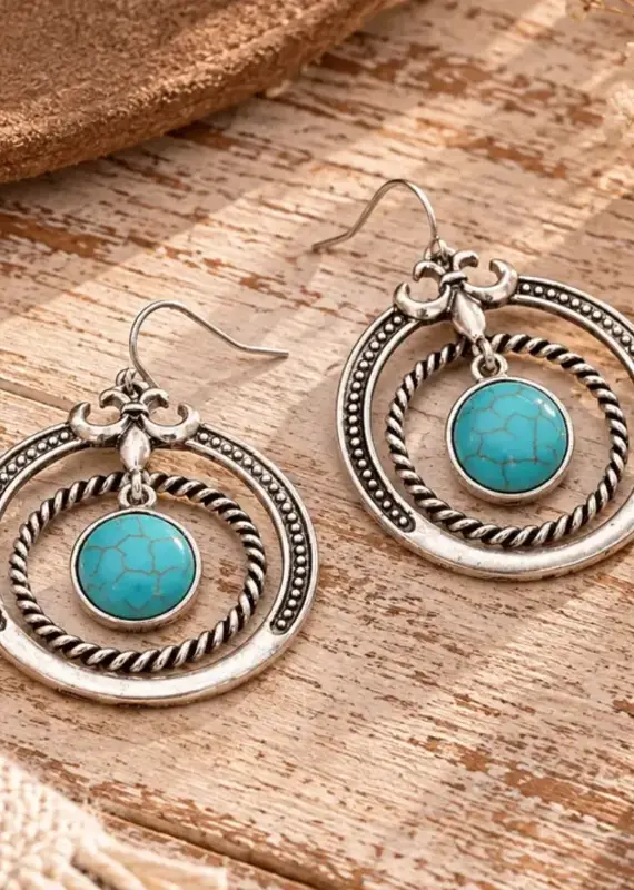 Desert Orbit - Blue Earrings