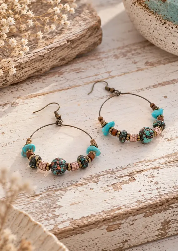 Nomadic Dreams - Blue Earrings