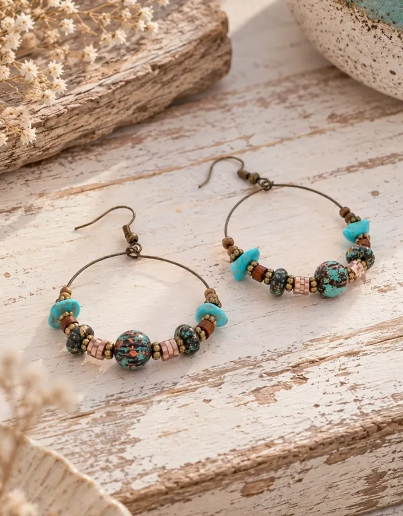 Nomadic Dreams - Blue Earrings